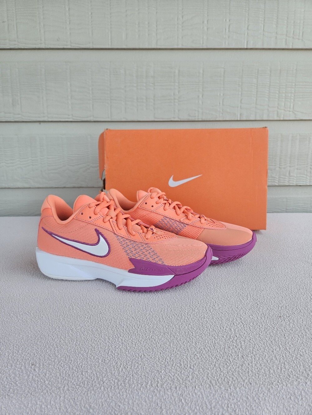 Nike Air Zoom GT Cut Academy Sneaker Women SZ 7.5 Light Wild Mango FZ2852-600